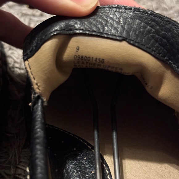 CHEROKEE BRAND LEATHER UPPER BLACK SLIP ON Mens SHOE MOCCASIN DRIVING Sz 9 - Picture 6 of 7